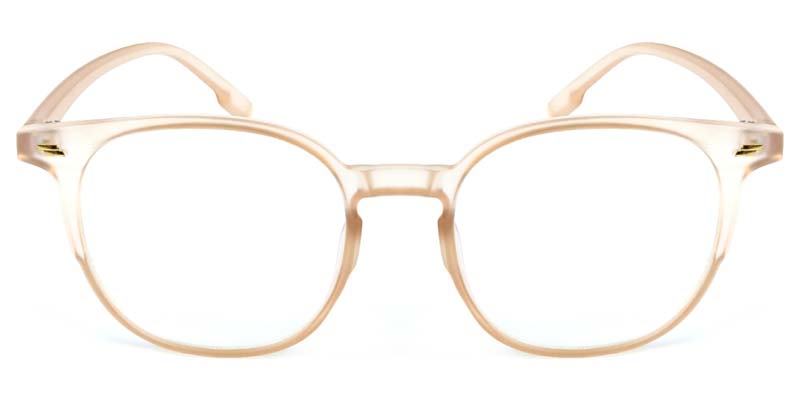 Round Glasses Brown