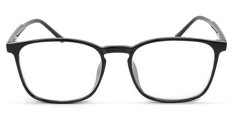 Rectangle Glasses Black