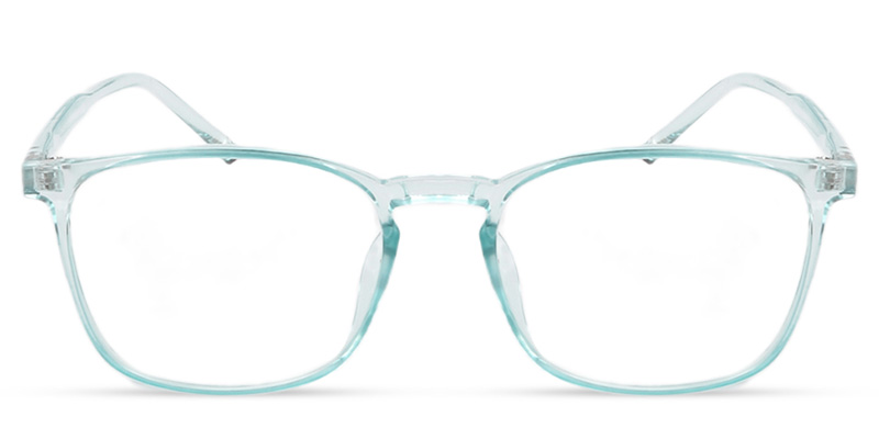Rectangle Glasses Blue