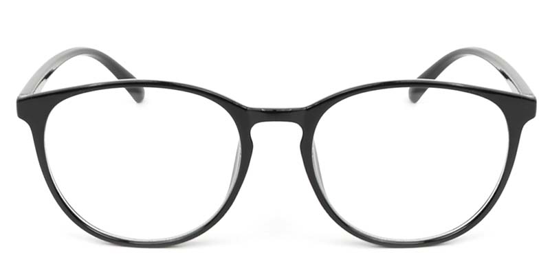 Oval Glasses Black