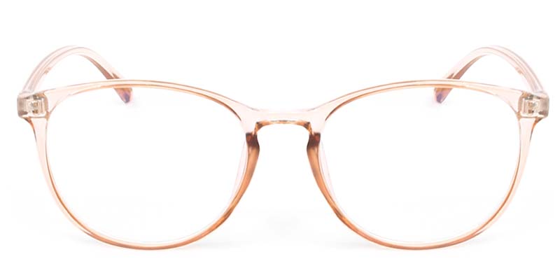 Oval Glasses Brown