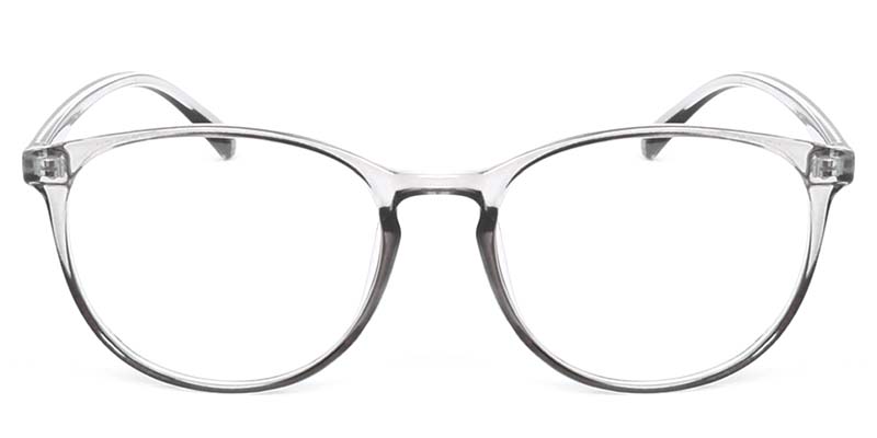 Oval Glasses Gray