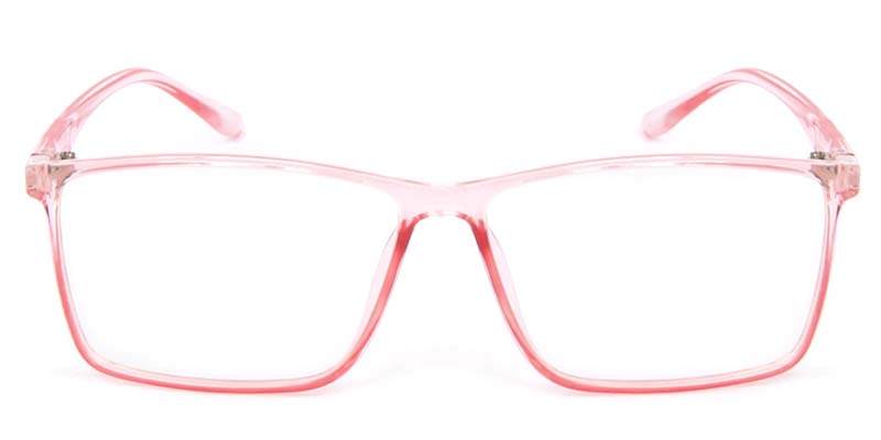 Rectangle Glasses Pink