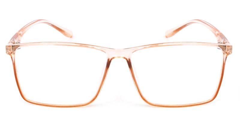 Rectangle Glasses Brown