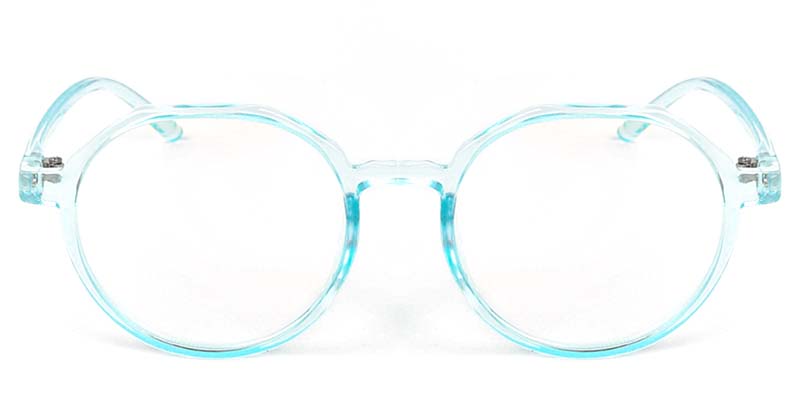 Round Glasses Blue