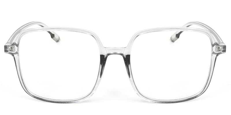 Square Glasses Gray