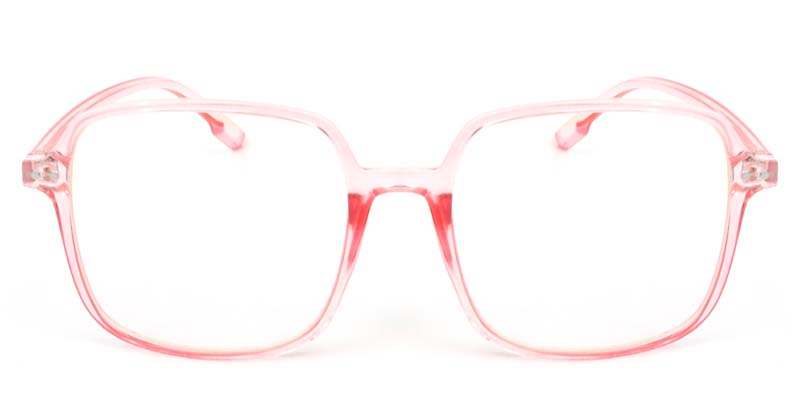Square Glasses Pink