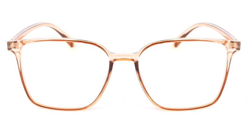 Square Glasses Orange