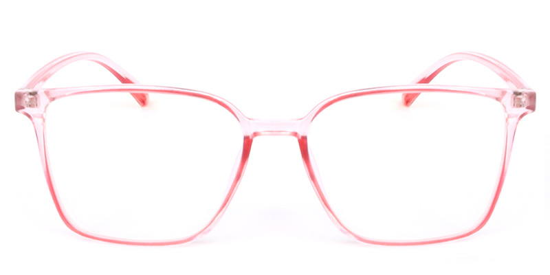 Square Glasses Pink