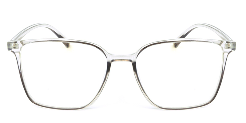 Square Glasses Gray