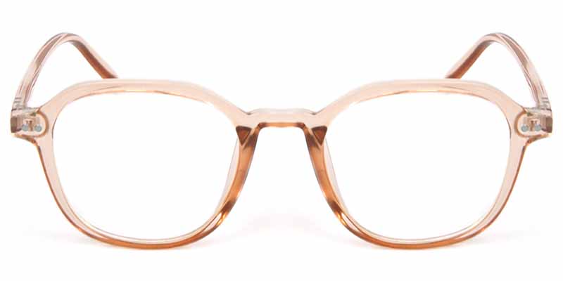Square Glasses Orange