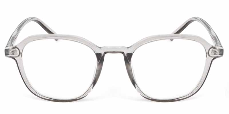Square Glasses Gray