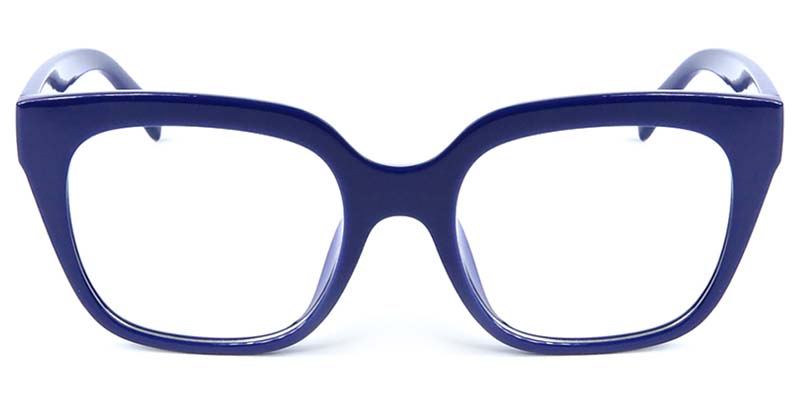 Browline Glasses Blue