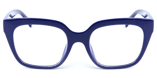 Browline Blue Glasses