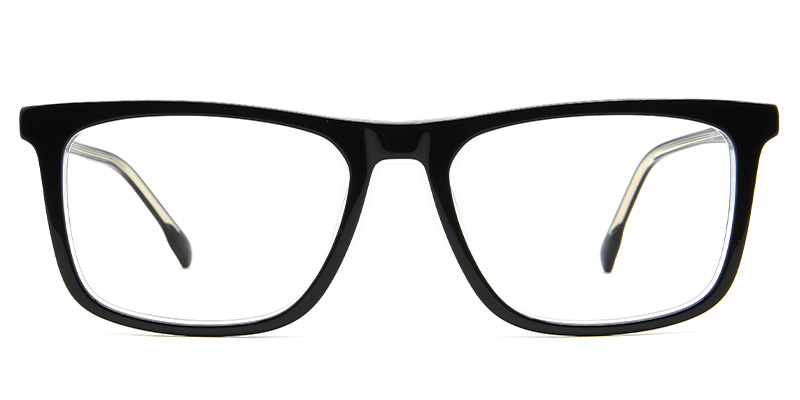 Petal Glasses Black_Silver