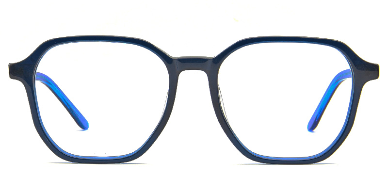 Fern Glasses Black_Blue
