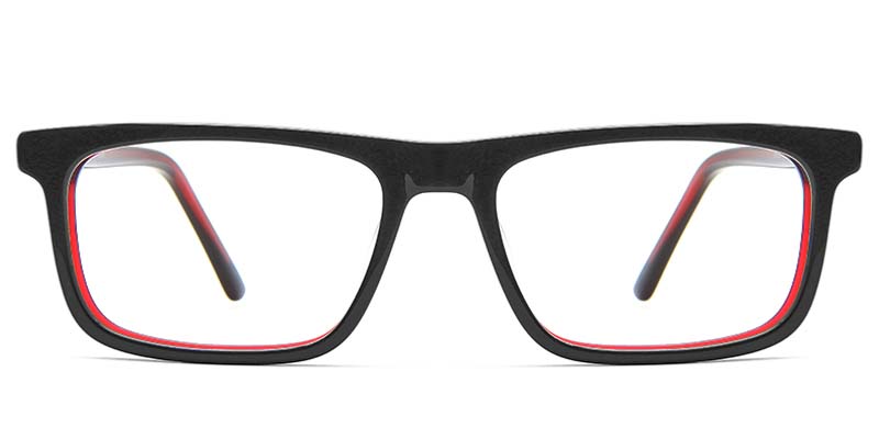 Olive Glasses Black_Red