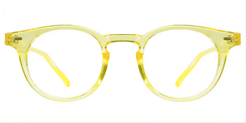 Hana Glasses Transparent_Yellow