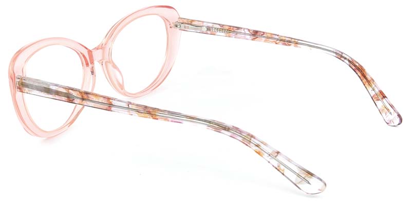 Elegance​ Glasses Transparent_Pink