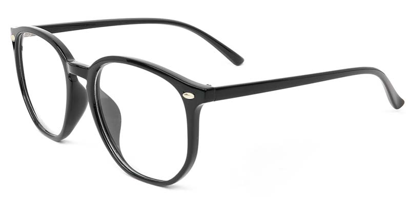 Satin​ Glasses Black