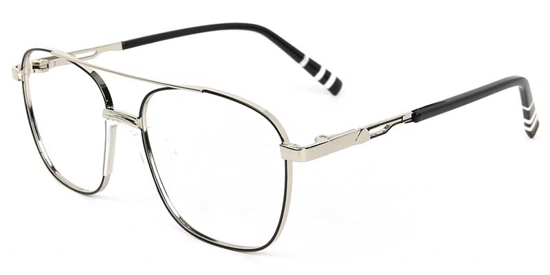 Nettle​ Glasses Silver_Black