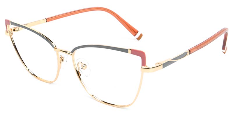 Sedge​ Glasses Gold_Brown