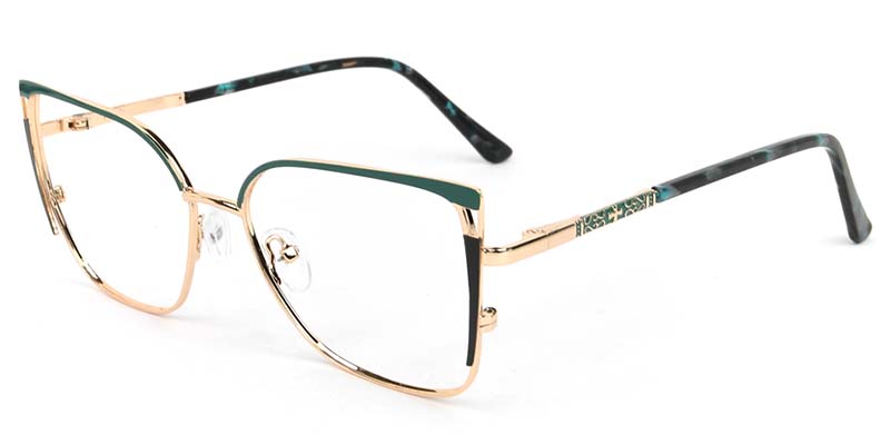 Violet​ Glasses Gold_Green