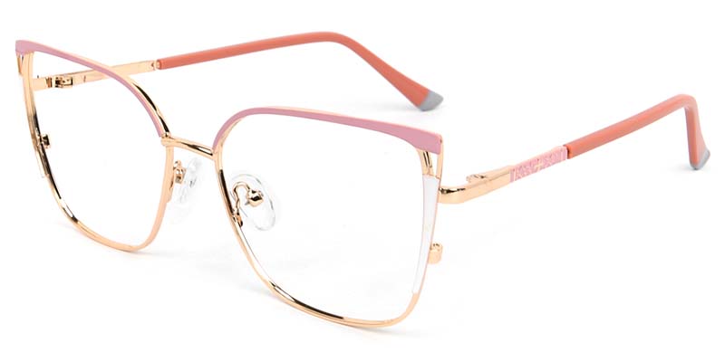 Violet​ Glasses Gold_Pink