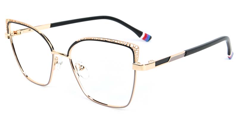 Zaffre​ Glasses Gold_Black