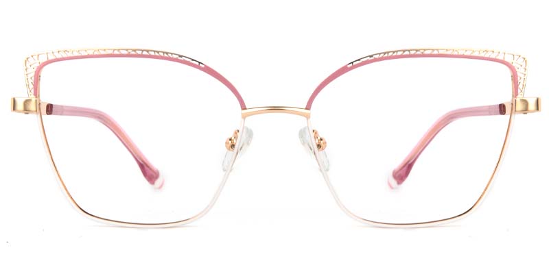 Zaffre Glasses Gold_Pink