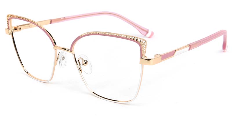 Zaffre​ Glasses Gold_Pink