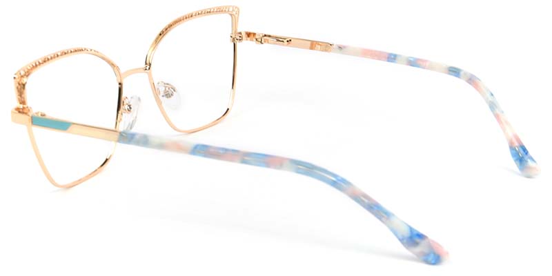 Zaffre​ Glasses Gold_Blue