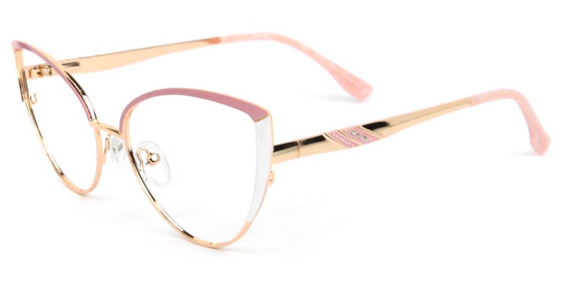 Azure​ Glasses Gold_Pink