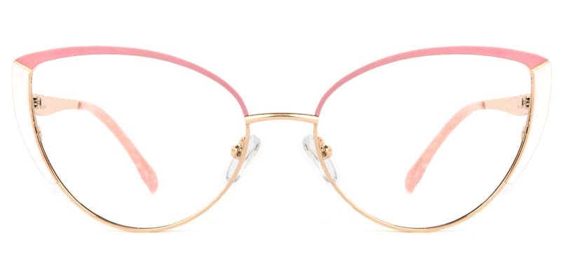 Azure Glasses Gold_Pink