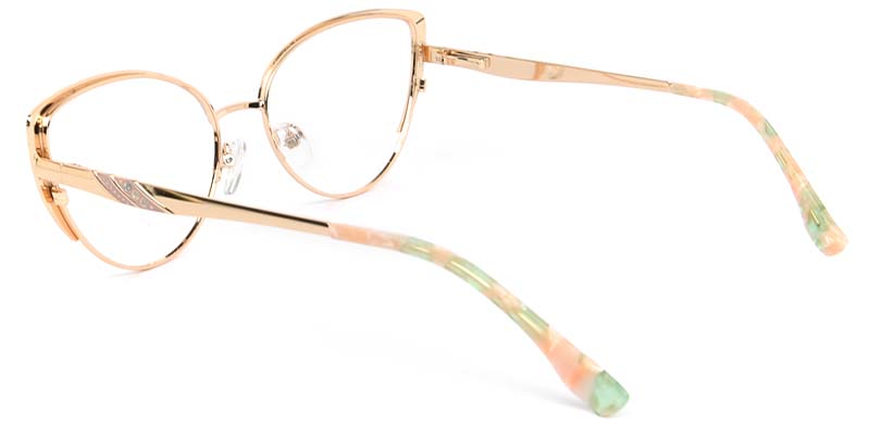 Azure​ Glasses Gold_Champagne