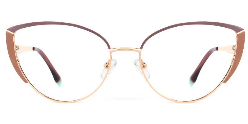 Azure Glasses Gold_Brown