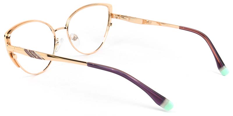 Azure​ Glasses Gold_Brown