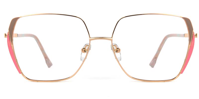 Eclipse Glasses Gold_Pink