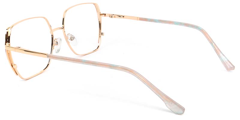 Eclipse​ Glasses Gold_Pink