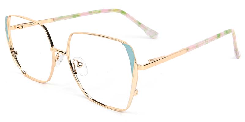 Eclipse​ Glasses Gold_Blue