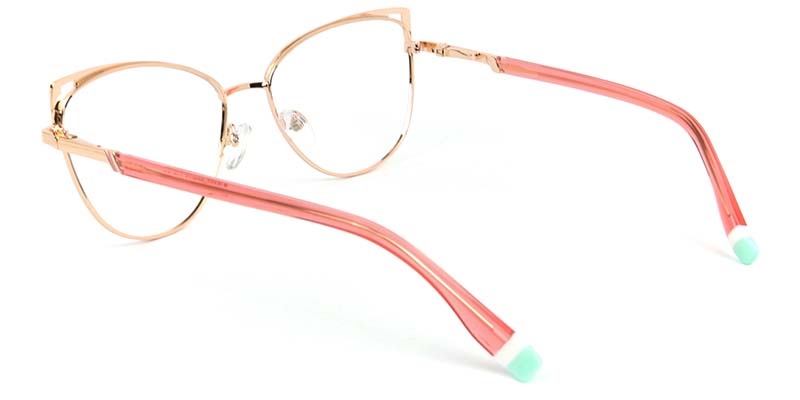 Frost​ Glasses Gold_Pink