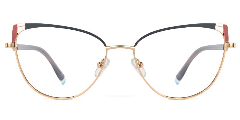 Frost Glasses Gold_Black_Red