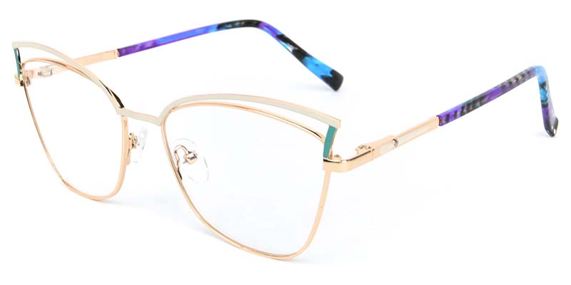 Galaxy​ Glasses Gold_Blue