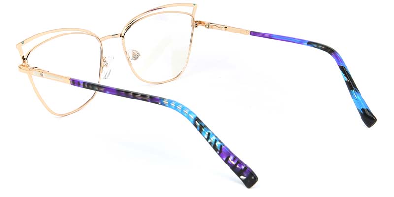 Galaxy​ Glasses Gold_Blue