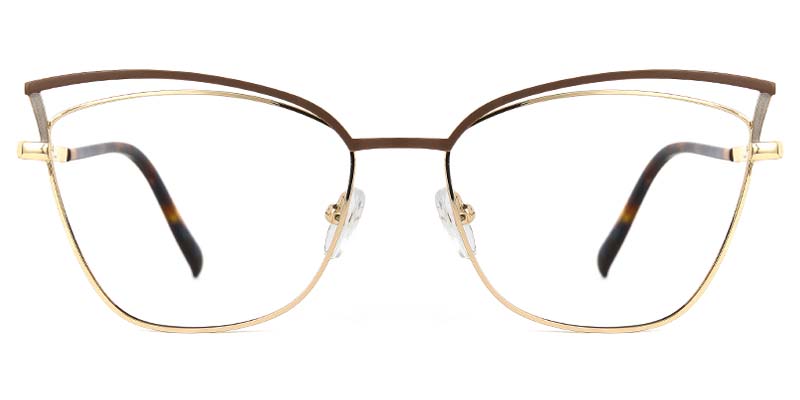 Galaxy Glasses Gold_Brown