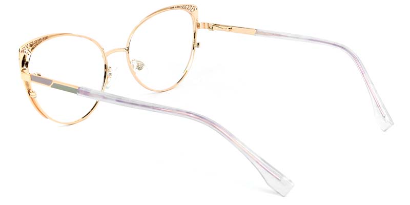 Horizon​ Glasses Gold_Green