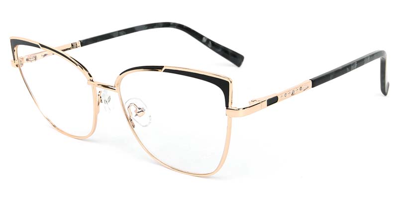 Avenir​ Glasses Gold_Black