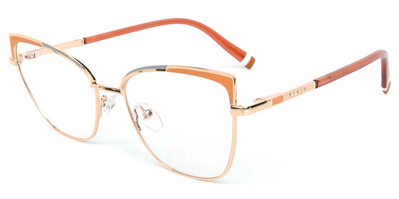 Avenir​ Glasses Gold_Orange
