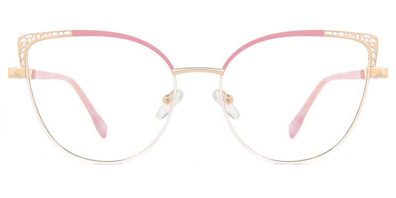 Bloom Glasses Gold_Pink