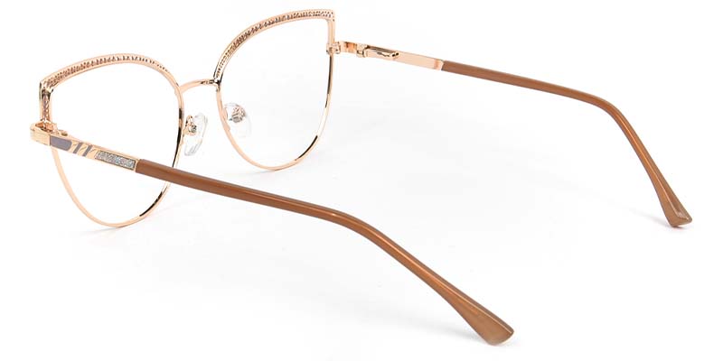 Crest​ Glasses Gold_Gray